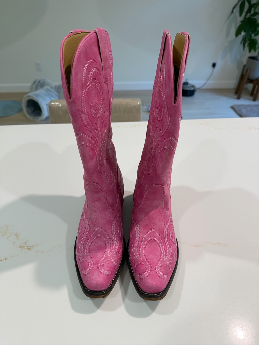 NWOT ROPER Women's Pink Western Cowboy Boots